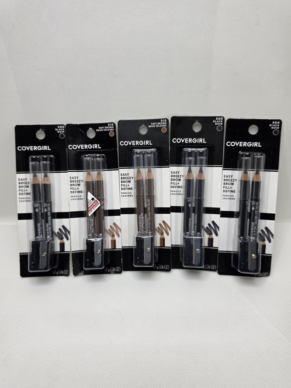 COVERGIRL Brow Fill + Define Duo Pencils in Brown and Black Shades